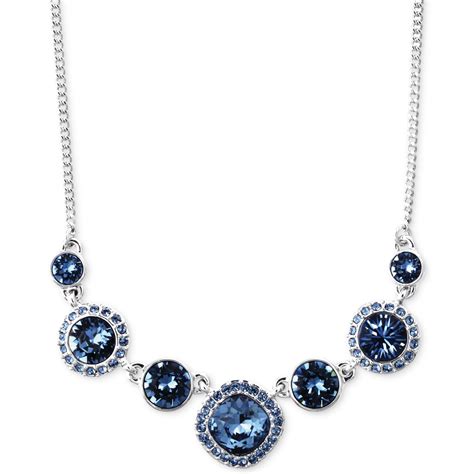 givenchy blue necklace|givenchy bracelet with swarovski stones.